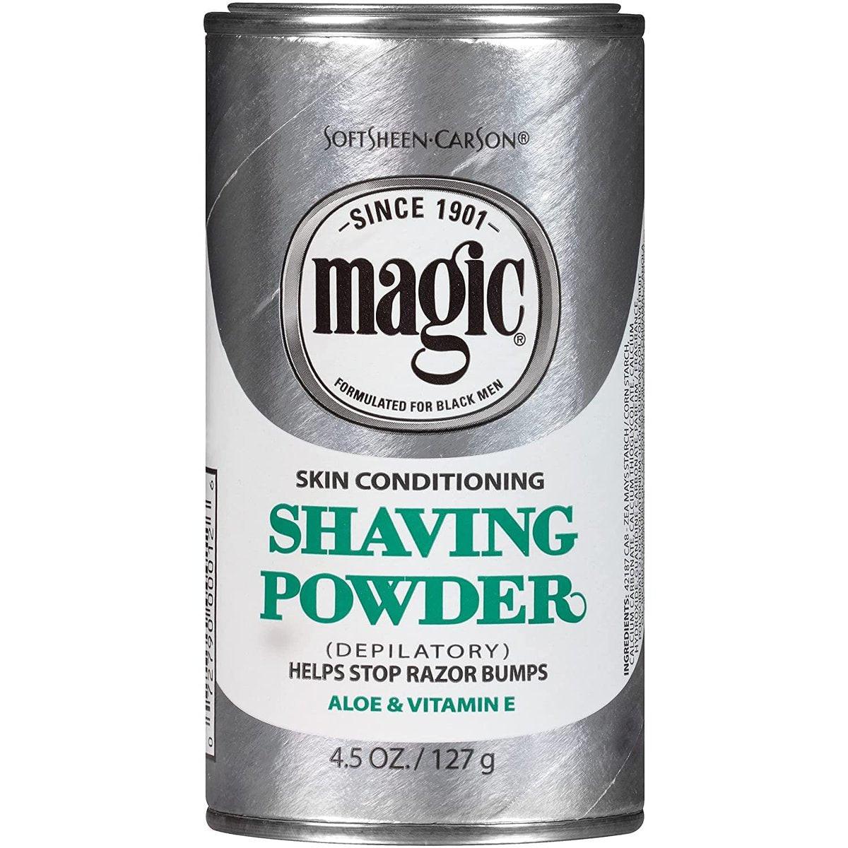 Magic Skin Conditioning Shaving Powder 4.5 oz (4er-Pack) – Sanfte Rasur für empfindliche Haut