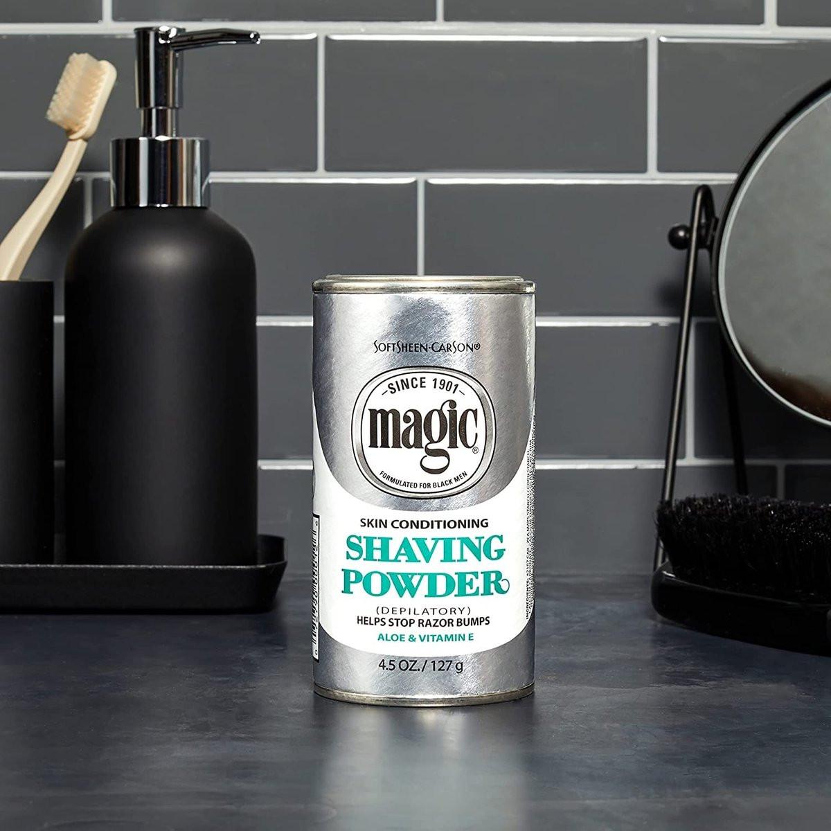 Magic Skin Conditioning Shaving Powder 4.5 oz (4er-Pack) – Sanfte Rasur für empfindliche Haut