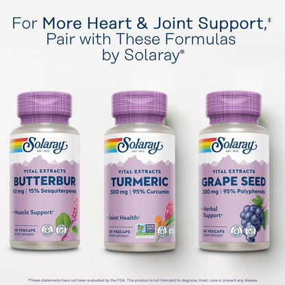 SOLARAY Kurkuma 300 mg - Extrakt mit 95% Curcumin - Gelenkunterstützung für Beweglichkeit und Wohlbefinden - Vegan, Glutenfrei, 60-Tage-Garantie, 60 Portionen