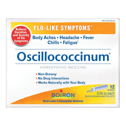 Boiron Oscillococcinum 12 Dosen – Homöopathisches Mittel gegen grippeähnliche Symptome