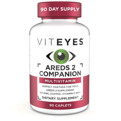 Viteyes Classic AREDS 2 Begleit-Multivitamin-Präparat, umfassende Multivitamin-Formel für AREDS 2 Anwender, 90 Kapseln