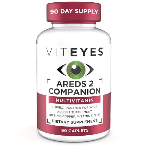 Viteyes Classic AREDS 2 Begleit-Multivitamin-Präparat, umfassende Multivitamin-Formel für AREDS 2 Anwender, 90 Kapseln