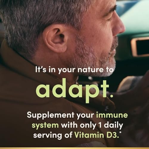 Nature's Bounty Vitamin D3 125 mcg (5000 IE) Weichkapseln, Maximalstärke, 150 Stück (3er-Pack)