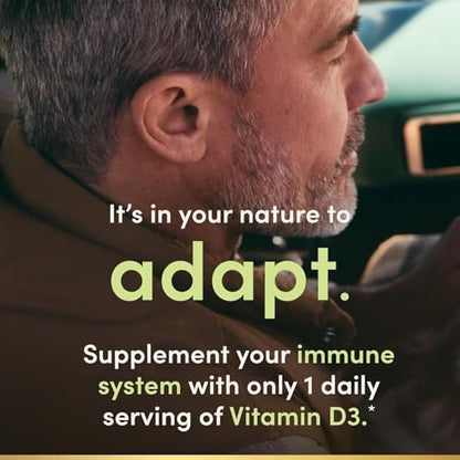 Nature's Bounty Vitamin D3 125 mcg (5000 IE) Weichkapseln, Maximalstärke, 150 Stück (3er-Pack)