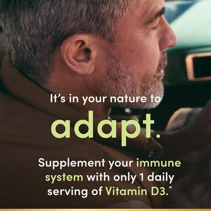 Nature's Bounty Vitamin D3 125 mcg (5000 IE) Weichkapseln, Maximalstärke, 150 Stück (3er-Pack)