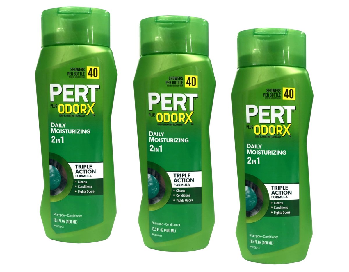 Pert Plus 2-in-1 Shampoo & Conditioner – Normales Haar – 13,5 Fl Oz (3er-Pack)