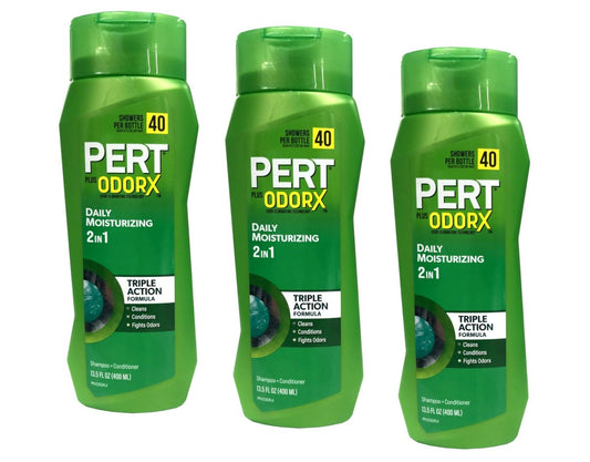 Pert Plus 2-in-1 Shampoo & Conditioner – Normales Haar – 13,5 Fl Oz (3er-Pack)