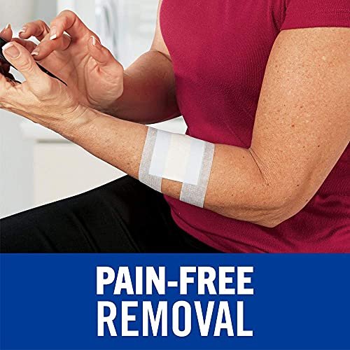 Nexcare Sensitive Skin Tape 1 Zoll x 4 Yards, 2er-Pack – Sanftes Fixierband für empfindliche Haut
