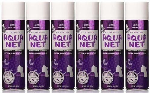 Aqua Net Extra Super Hold Professional Haarspray – Duftneutral, 11 Unzen (6er-Pack)