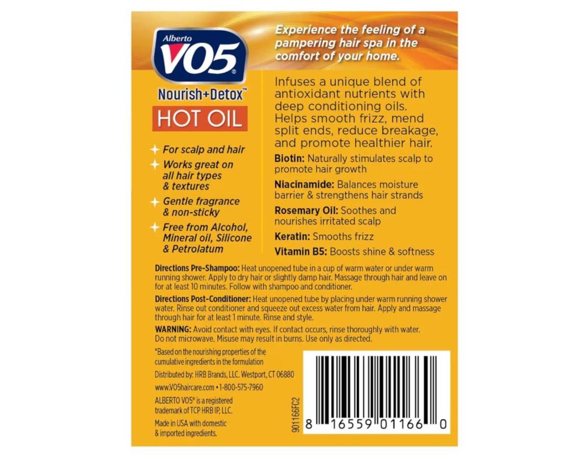 Alberto VO5 Hot Oil Therapie Behandlung 2er-Pack 0,5 Unze (14ml) (6er-Pack)