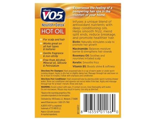 Alberto VO5 Hot Oil Therapie Behandlung 2er-Pack 0,5 Unze (14ml) (6er-Pack)