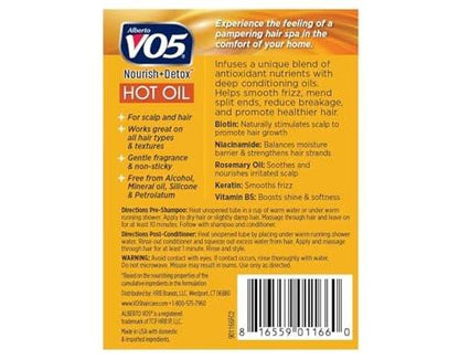 Alberto VO5 Hot Oil Therapie Behandlung 2er-Pack 0,5 Unze (14ml) (6er-Pack)