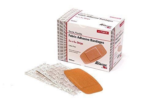 ProAdvantage TM80759 P150125 Flexible Große Haftverbände 2" x 4" (Packung mit 50)