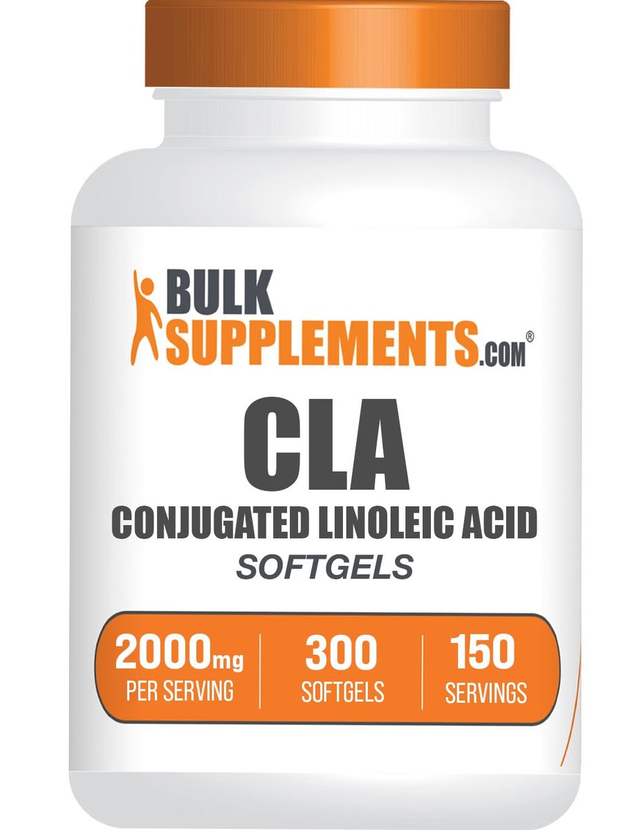 BulkSupplements.com CLA 2000mg Weichkapseln – konjugierte Linolsäure, 300 Kapseln, 150-Tage-Vorrat