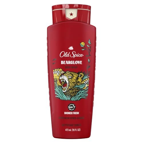 Old Spice Wild Bearglove Duschgel für Männer, 473 ml