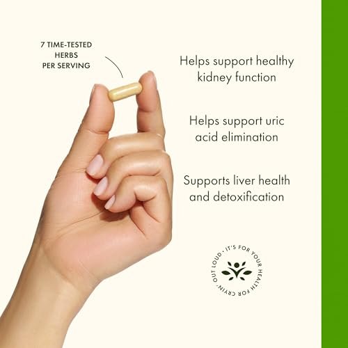 Swanson Uric Acid Cleanse – Natürliche Unterstützung für die Nieren mit 7 Kräutern (60 Veggie-Kapseln)