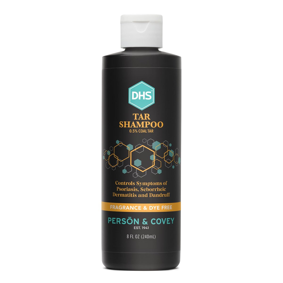 Person & Covey DHS Teer Shampoo 8 Unzen – Premium Trockenshampoo für fettiges Haar