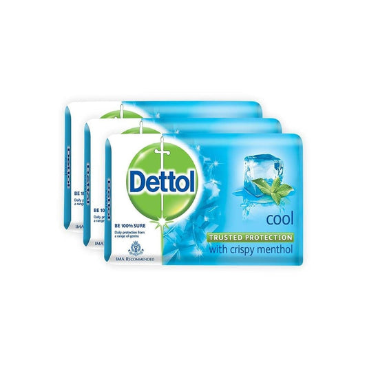 Dettol Cool Seife für gesunde Haut, 3er-Pack (3 x 125 g)