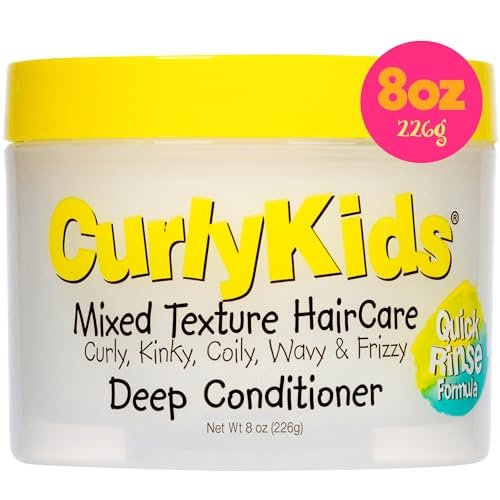 CurlyKids Haarentwirrer Conditioner für Kinder mit Locken, Wellen & krausem Haar – Sulfat- & parabenfreie Haarpflege – 237 ml