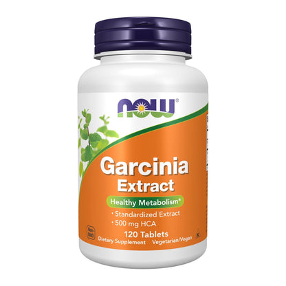 NOW Foods Garcinia Cambogia 1.000 mg – 120 Tabletten zur Unterstützung des Stoffwechsels und Gewichtsmanagements