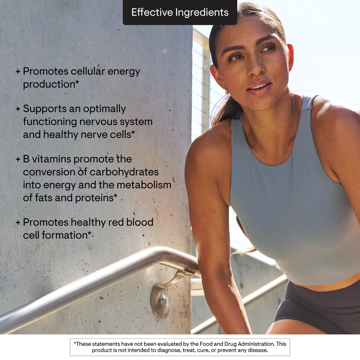 THORNE Basic B-Complex – Vitamin-B-Komplex mit Cholin für Zellenergie, Gehirnfunktion und Blutbildung – 60 Kapseln