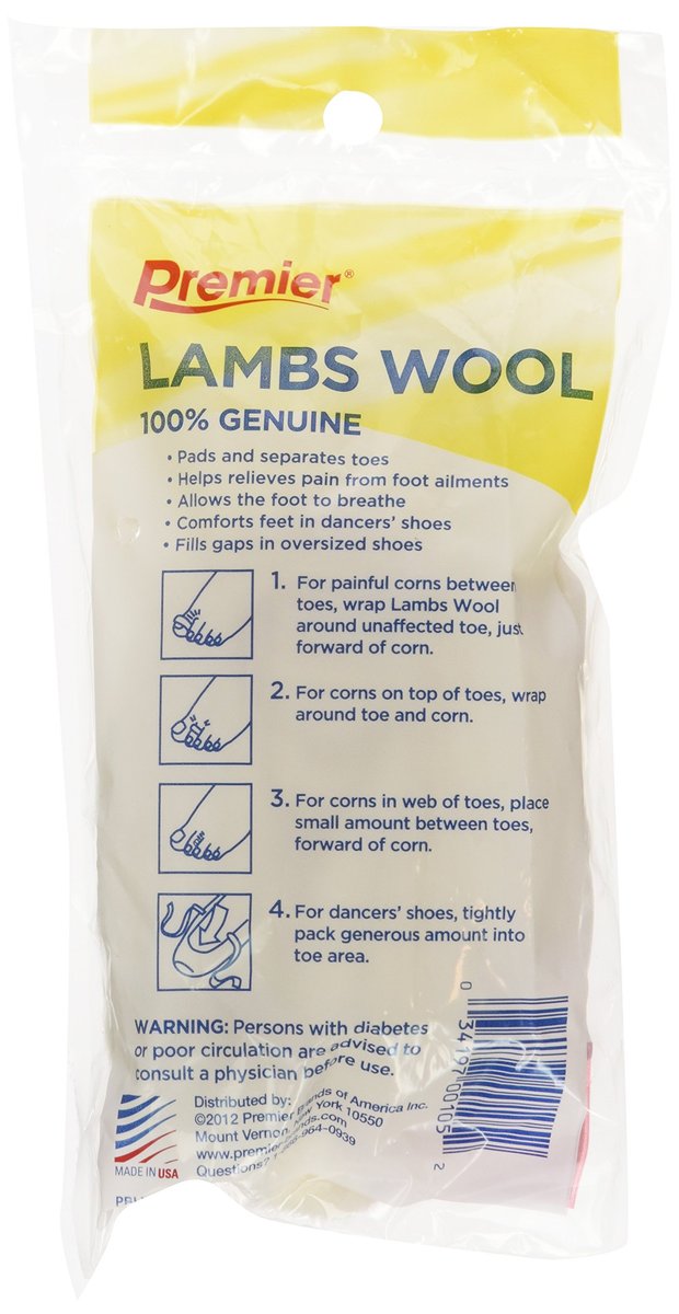 Premier Lammwolle 3/8 OZ (3er-Pack) – Hochwertige Naturwolle für Basteln und Handarbeit