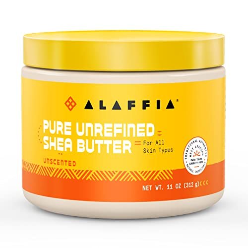 Alaffia, Reine unraffinierte Sheabutter, unparfümiert, 311 g