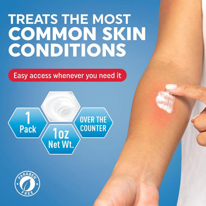 MED Pride Hydrocortison-Creme 1%, 28 g – Maximale Stärke gegen Juckreiz & Entzündungen bei Ekzemen, Dermatitis, Hautausschlägen, Giftefeu, Rötungen & leichten Hautreizungen