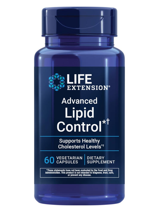 Life Extension Advanced Lipid Control – Amla-Extrakt, Indische Stachelbeere, Herzgesundheit, Endothelgesundheit, Vegetarisch, Glutenfrei, 60 Kapseln