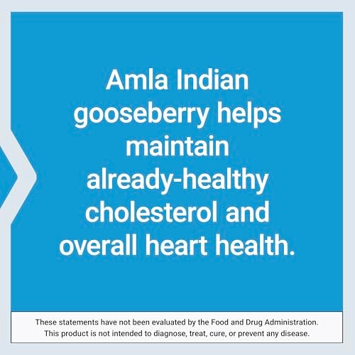 Life Extension Advanced Lipid Control – Amla-Extrakt, Indische Stachelbeere, Herzgesundheit, Endothelgesundheit, Vegetarisch, Glutenfrei, 60 Kapseln