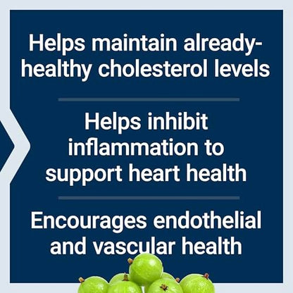 Life Extension Advanced Lipid Control – Amla-Extrakt, Indische Stachelbeere, Herzgesundheit, Endothelgesundheit, Vegetarisch, Glutenfrei, 60 Kapseln