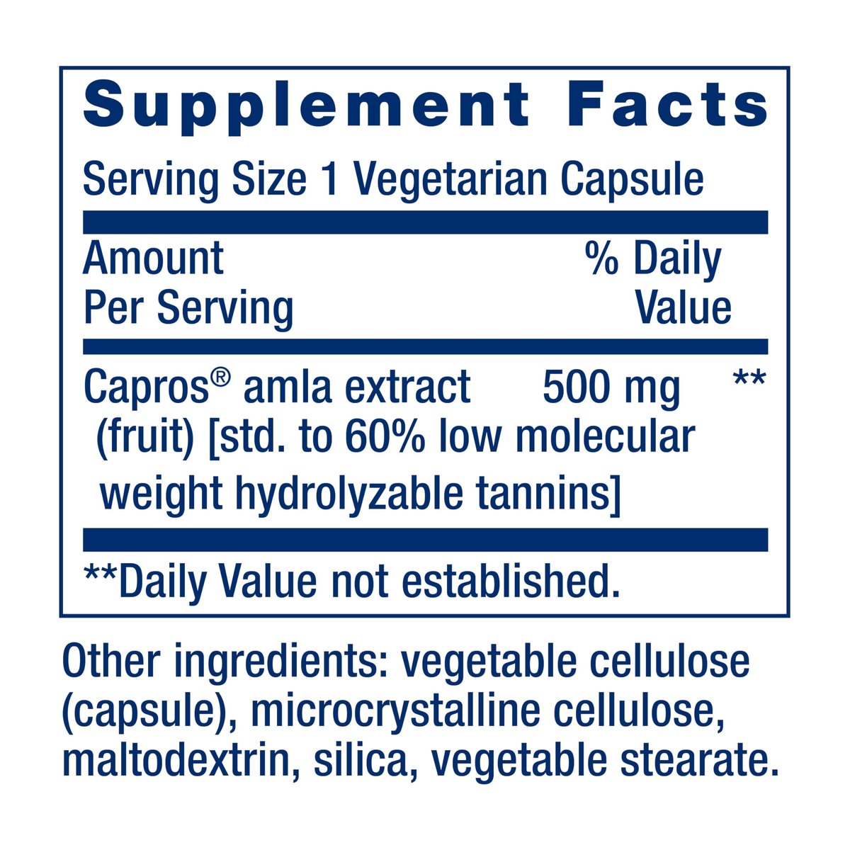 Life Extension Advanced Lipid Control – Amla-Extrakt, Indische Stachelbeere, Herzgesundheit, Endothelgesundheit, Vegetarisch, Glutenfrei, 60 Kapseln