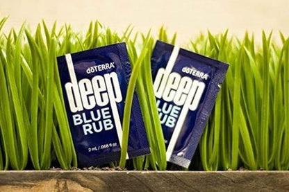doTERRA Deep Blue Rub Proben, 0,07 Fl Oz (10er-Pack) – Beruhigende Kräutermischung