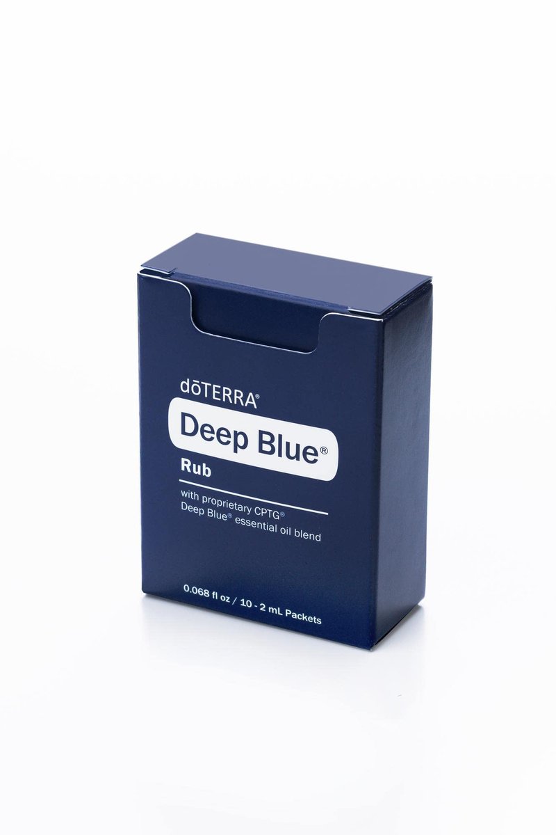 doTERRA Deep Blue Rub Proben, 0,07 Fl Oz (10er-Pack) – Beruhigende Kräutermischung