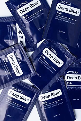doTERRA Deep Blue Rub Proben, 0,07 Fl Oz (10er-Pack) – Beruhigende Kräutermischung