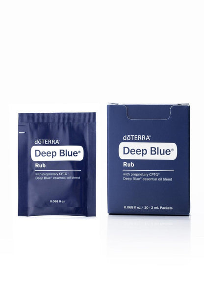doTERRA Deep Blue Rub Proben, 0,07 Fl Oz (10er-Pack) – Beruhigende Kräutermischung