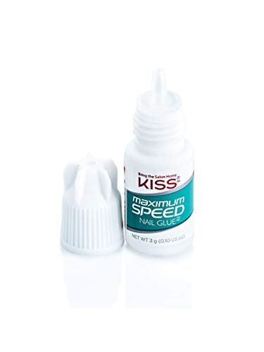 Kiss Maximum Speed Nail Glue (2er-Pack) – Schnelltrocknender Nagelkleber für professionelle Ergebnisse