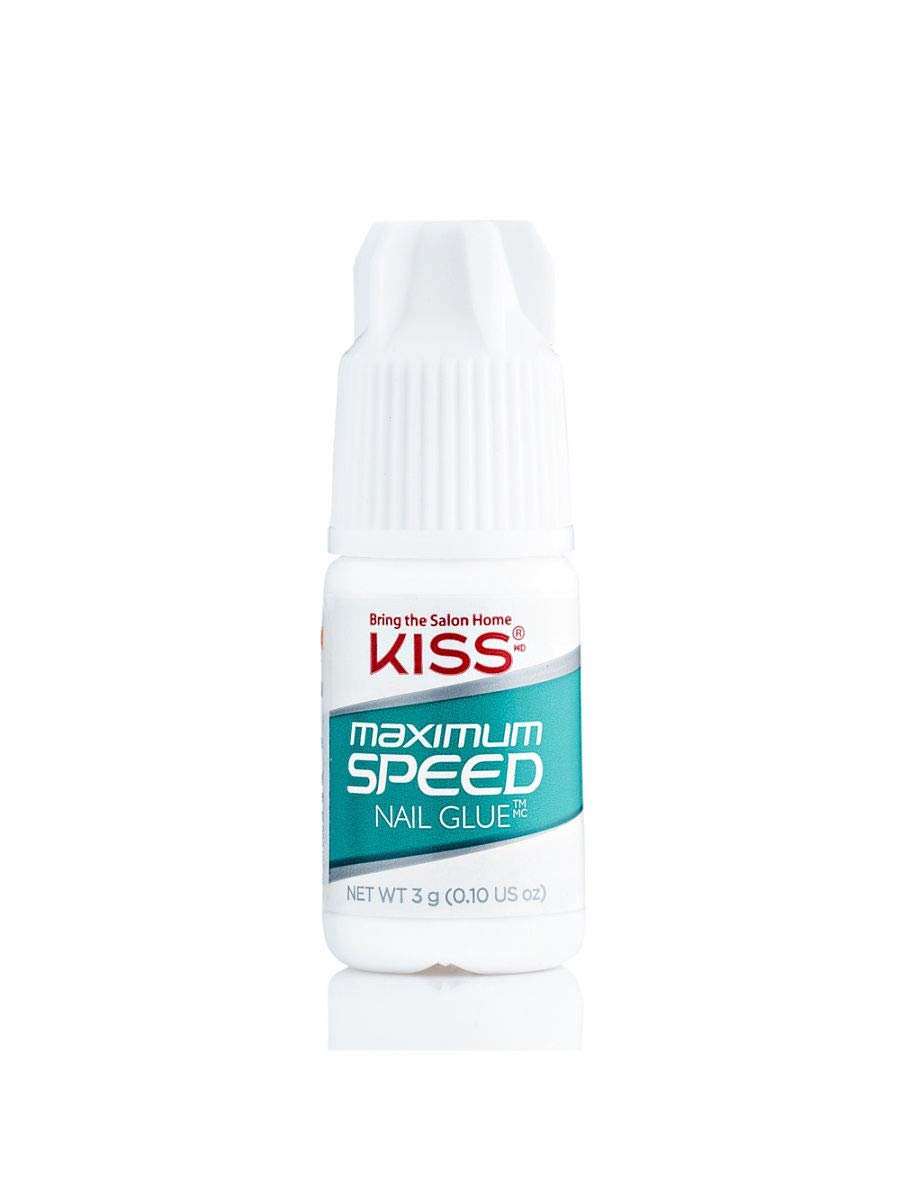 Kiss Maximum Speed Nail Glue (2er-Pack) – Schnelltrocknender Nagelkleber für professionelle Ergebnisse