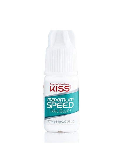 Kiss Maximum Speed Nail Glue (2er-Pack) – Schnelltrocknender Nagelkleber für professionelle Ergebnisse