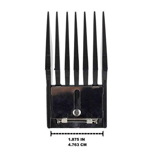 Miaco 1 1/4" #10 Universal Clipper Guide Comb – Passend für Oster, Andis, Wahl & mehr (Schwarz, 1 Stück)