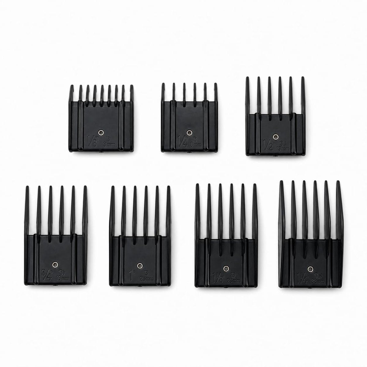 Miaco 7-teiliges Universal Haarschneidekamm-Set, kompatibel mit Oster Classic 76, Oster A5, Andis AG, Andis BG, Wahl Senior