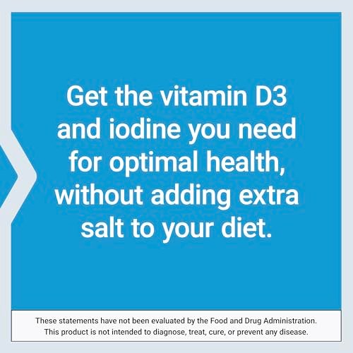 Life Extension Vitamin D3 mit Sea-Iodine™, 125 mcg (5000 IE) – Unterstützung für Immunsystem, Knochengesundheit und Schilddrüse – 1 Kapsel täglich, glutenfrei, nicht-GVO – 60 Kapseln