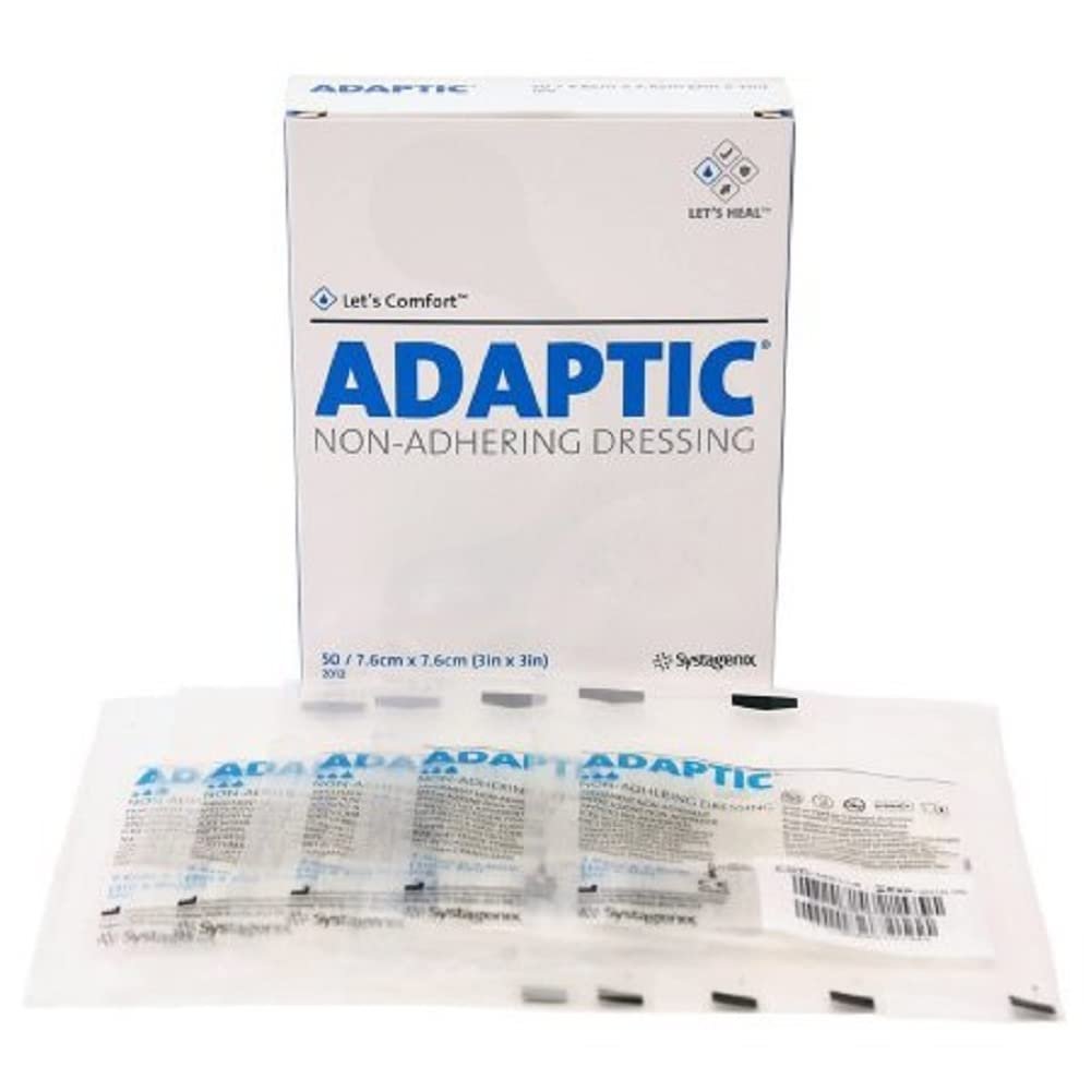Systagenix Adaptic Nicht haftender Wundverband 3" x 3" (5er Pack)