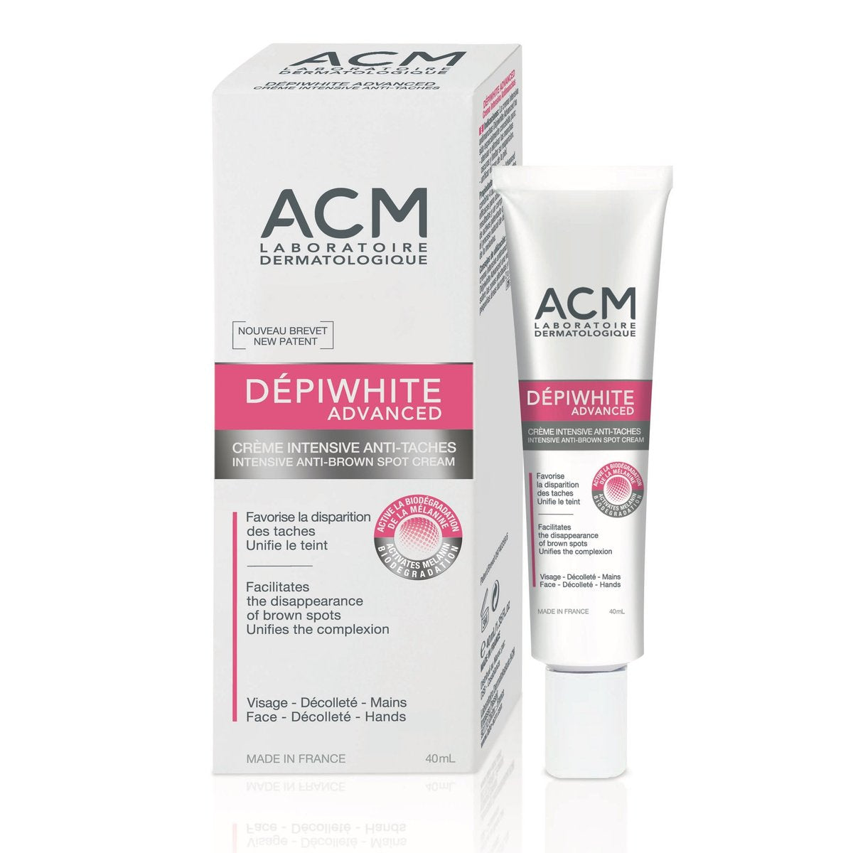 ACM Depiwhite Advanced Anti-Taches & Anti-Brown Spot Creme 40 ml – Hochwirksame Gesichtscreme gegen Pigmentflecken