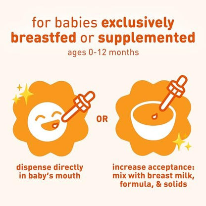 Enfamil Tri-Vi-Sol Säuglings-Multivitamin-Tropfen, unterstützt Wachstum und Immunsystem für Babys, 50 ml Flasche