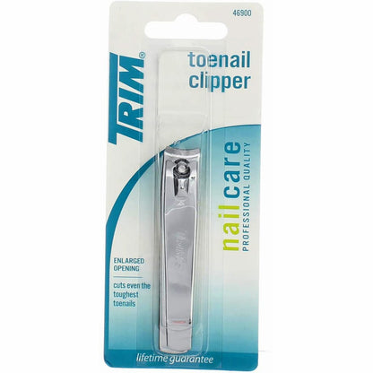 Trim Zehennagelknipser – Präziser Nagelknipser für dicke Nägel, Metall, Silber