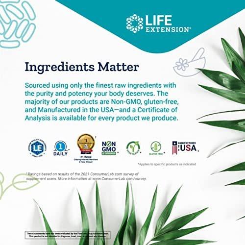 Life Extension TMG – Trimethylglycin für gesunde Homocystein-Werte, Non-GMO, glutenfrei, vegetarisch, 60 Kapseln
