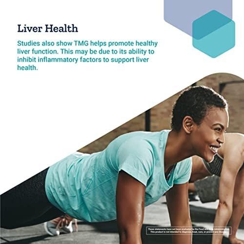 Life Extension TMG – Trimethylglycin für gesunde Homocystein-Werte, Non-GMO, glutenfrei, vegetarisch, 60 Kapseln