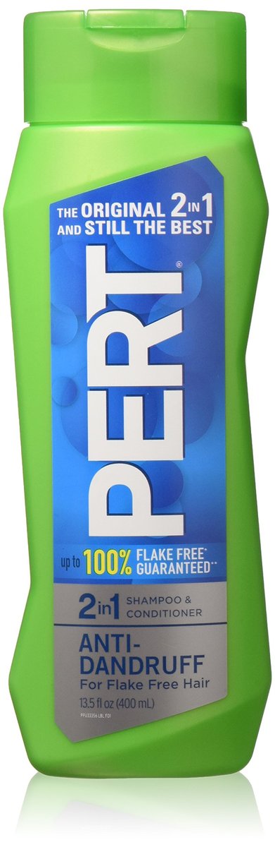 Pert Anti-Schuppen 2-in-1 Shampoo und Spülung – 2er-Pack für Unisex 13,5 oz Shampoo und Spülung