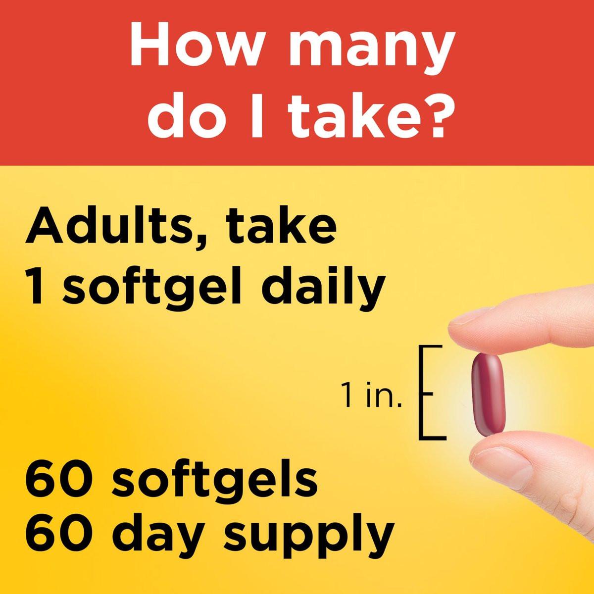 Nature Made Vitamin C 500 mg – Immununterstützung, 60 Weichkapseln, 60 Tage Vorrat